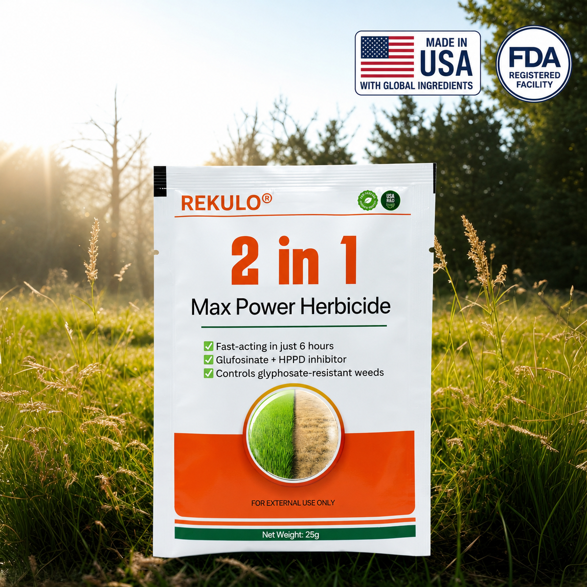 ✨ Eradicate Weeds Safely! | ⏱️ Glyphosate-Free & 6-Hour Results! | REKULO® 2 in 1 Max Power Herbicide