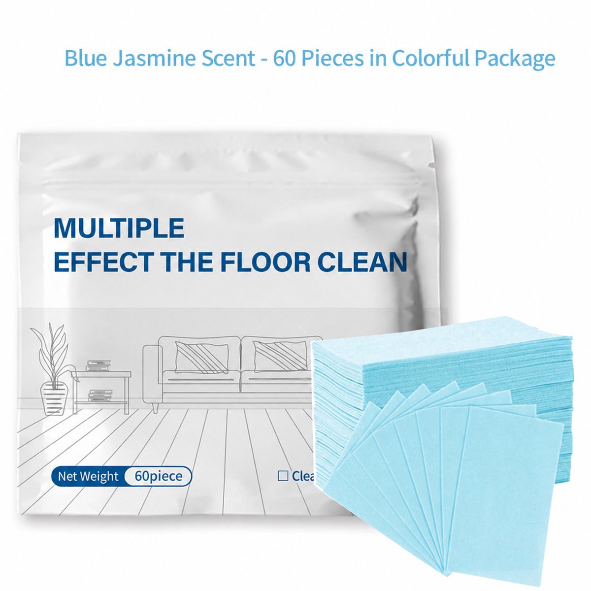 🧹 50% OFF NOW!✨ 60-Pieces Multi-Effect Floor Cleaning Sheets – Powerful Stain Removal & Fresh Scent 🌿
