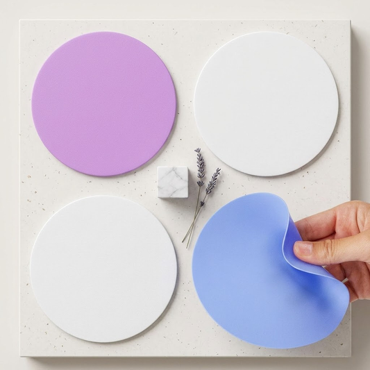 Navopalo Jar Opener (4-Pack) - Rubber Jar Gripper Pads for Weak Hands & Arthritis - Multi-Purpose Bottle Opener & Lid Remover - Non-Slip, Tear-Resistant & Heat Resistant Coasters